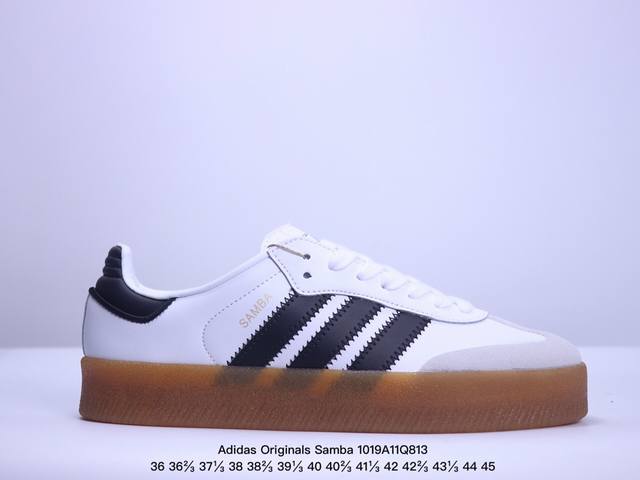 公司级Adidas Originals Samba 厚底休闲德训 adidas Originals Samba 诞生于上世纪 50 年代，最早从传奇的室内足球鞋