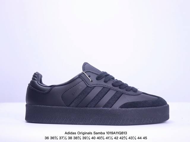 公司级Adidas Originals Samba 厚底休闲德训 adidas Originals Samba 诞生于上世纪 50 年代，最早从传奇的室内足球鞋