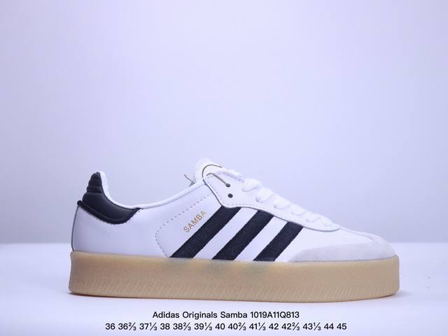 公司级Adidas Originals Samba 厚底休闲德训 adidas Originals Samba 诞生于上世纪 50 年代，最早从传奇的室内足球鞋