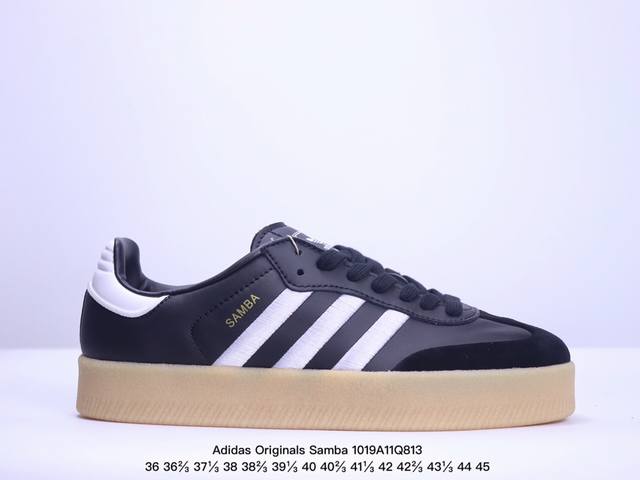 公司级Adidas Originals Samba 厚底休闲德训 adidas Originals Samba 诞生于上世纪 50 年代，最早从传奇的室内足球鞋