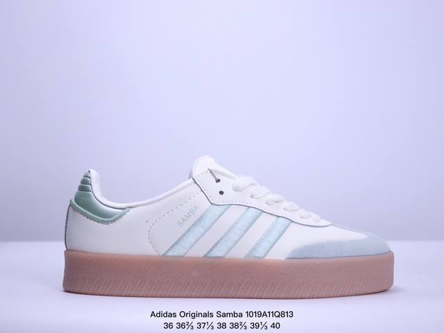 公司级Adidas Originals Samba 厚底休闲德训 adidas Originals Samba 诞生于上世纪 50 年代，最早从传奇的室内足球鞋