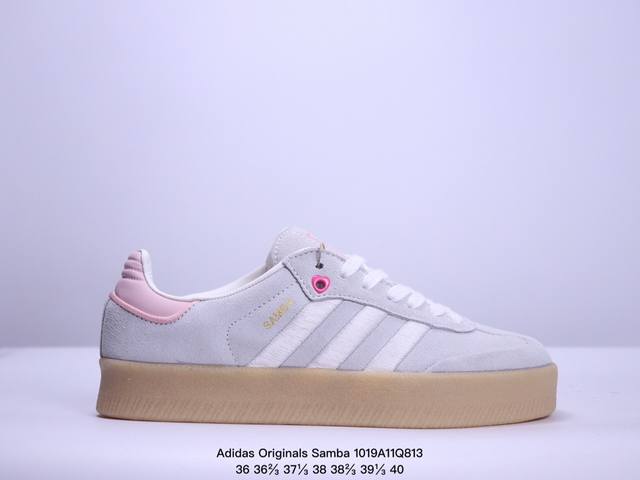 公司级Adidas Originals Samba 厚底休闲德训 adidas Originals Samba 诞生于上世纪 50 年代，最早从传奇的室内足球鞋