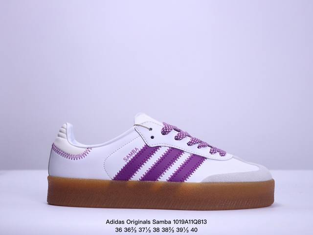 公司级Adidas Originals Samba 厚底休闲德训 adidas Originals Samba 诞生于上世纪 50 年代，最早从传奇的室内足球鞋