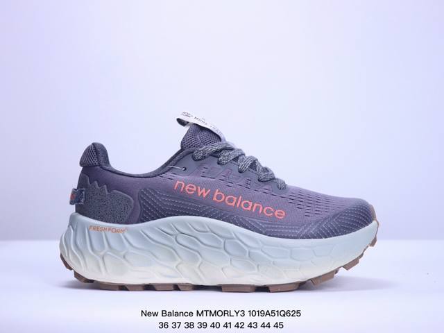 公司级New Balance MTMORLY3新百伦复古减震跑步鞋 织物材质鞋面 厚底增高百搭老爹鞋时尚运动鞋 货号:WTMORUD3 XM1019Q625