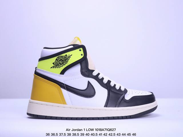 乔丹一代 AIR JORDAN 1 乔1 LV联名低帮AJ1倒勾系列 运动鞋复古休闲篮球鞋 提高了与足部的贴合度，给人不一样的穿着体验。鞋底的平稳支撑，让你在运