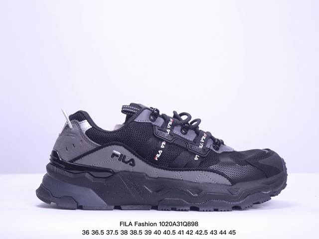 公司级FILA斐乐 Fashion Sneakers 织物TPU 运动 低帮 生活休闲鞋 货号:F12M134155AB D尺码:36 36.5 37.5 38