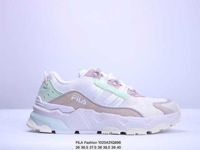 公司级FILA斐乐 Fashion Sneakers 织物TPU 运动 低帮 生活休闲鞋 货号:F12M134155AB D尺码:36 36.5 37.5 38