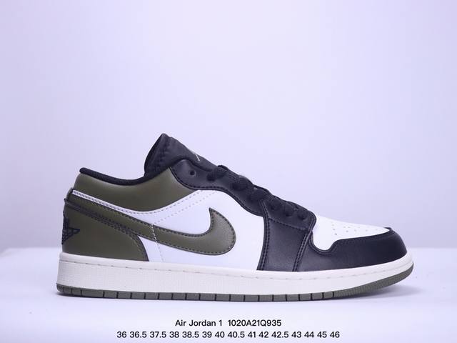 耐克Nike Air Jordan 1 Mid”Green Yellow“AJ1乔丹一代低帮经典复古文化休闲运动篮球鞋 货号:DC0774-502 尺码:36