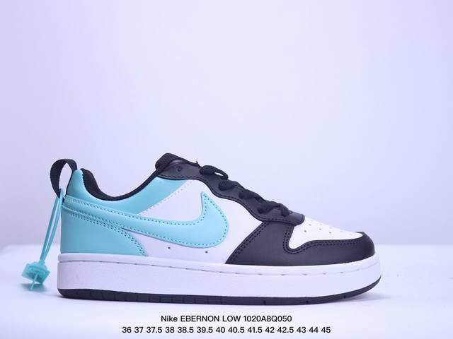 公司级耐克Nike EBERNON LOW PREM 休闲运动板鞋 低帮百搭透气休闲运动板鞋，经典耐用的设计，兼顾舒适脚感和出众风范，演绎匠心之作。结构性的支撑