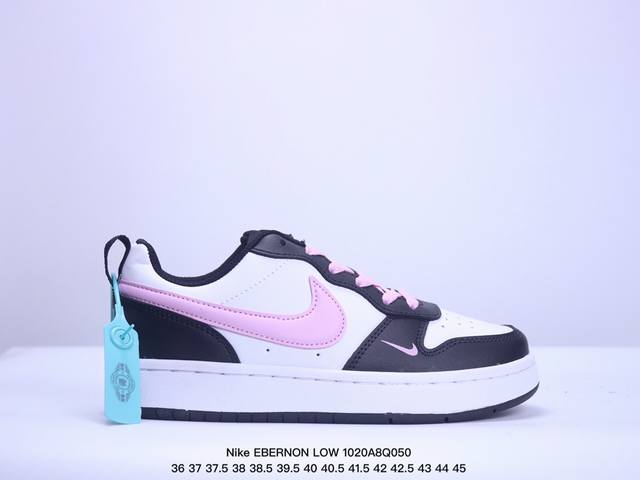 公司级耐克Nike EBERNON LOW PREM 休闲运动板鞋 低帮百搭透气休闲运动板鞋，经典耐用的设计，兼顾舒适脚感和出众风范，演绎匠心之作。结构性的支撑