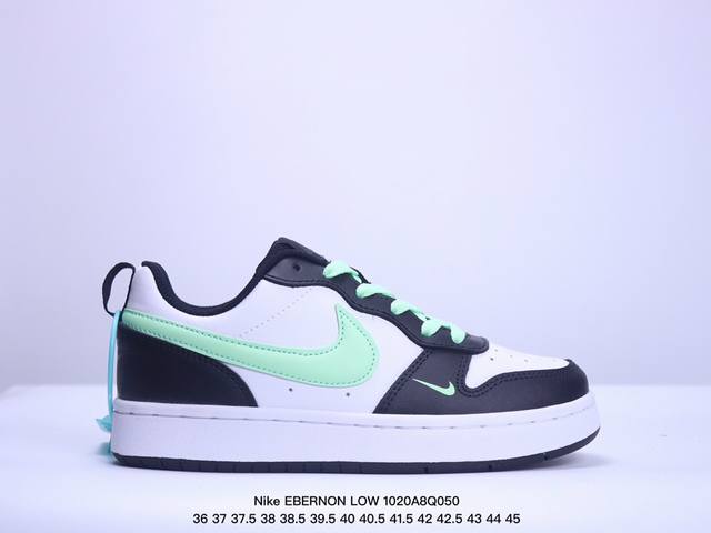 公司级耐克Nike EBERNON LOW PREM 休闲运动板鞋 低帮百搭透气休闲运动板鞋，经典耐用的设计，兼顾舒适脚感和出众风范，演绎匠心之作。结构性的支撑