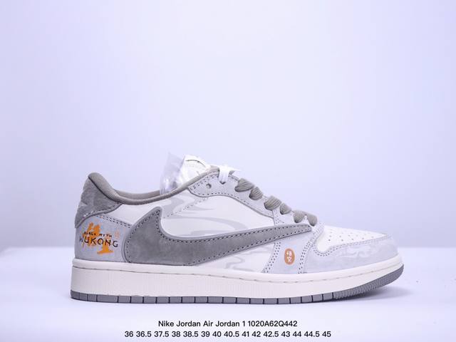 海外爆款限量发售！公司级 Travis Scott x Fragment Design x Jordan Air Jordan 1 Low OG SP “斯图西