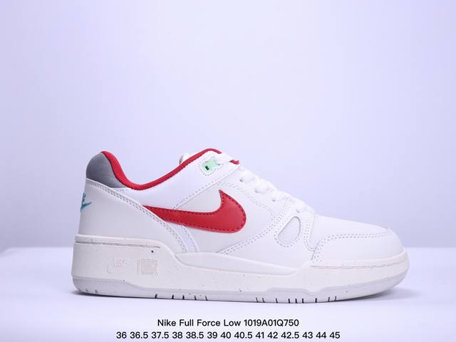 Nike 全新鞋型 来了！Nike Full Force Low 时尚复古运动板鞋，复古气质爆棚！近年来复古风的兴起，众多品牌纷纷推出自己的全新鞋款，势必要拿下