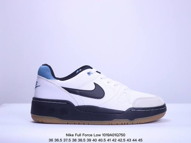 Nike 全新鞋型 来了！Nike Full Force Low 时尚复古运动板鞋，复古气质爆棚！近年来复古风的兴起，众多品牌纷纷推出自己的全新鞋款，势必要拿下