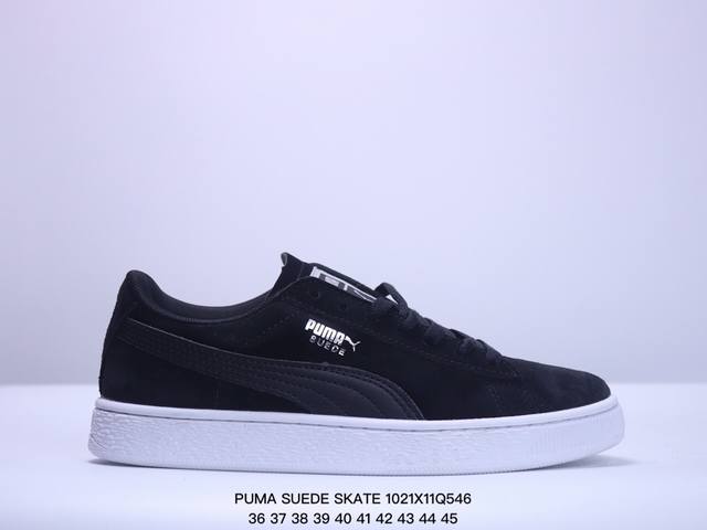 彪马PUMA SUEDE SKATE 低帮复古轻便透气防滑减震休闲鞋 时尚男女士板鞋潮运动鞋 货号：352634 尺码: 36-44 XM102 46