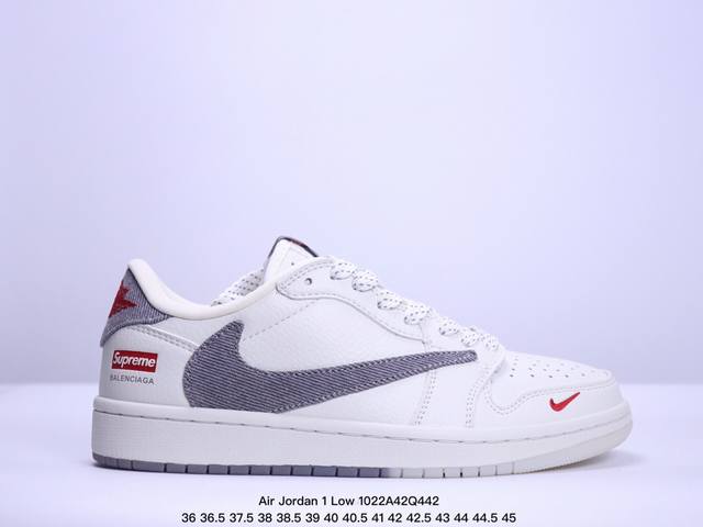 海外爆款限量发售！公司级 Travis Scott x Fragment Design x Jordan Air Jordan 1 Low OG SP “Bap