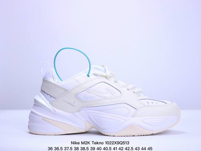 Nike M2K Tekno 耐克减震休闲跑步鞋 织物材质老爹鞋 真标带半码 Size:36-45码 XM1022Q513