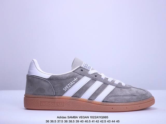 Adidas ORIGINALS SAMBA VEGAN IG1966 阿迪达斯 低帮 舒适潮流轻便耐磨防滑低帮板鞋男女同款 1979年，阿迪达斯创造了Hand