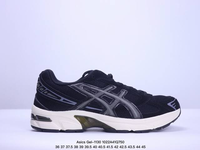 Asics Gel-1 亚瑟士运动跑步鞋 1A256-113 尺码：35～45 环保太空合成革配合透气网眼布鞋面材质 中底3D可视GEL缓震胶效果 升级EVA全