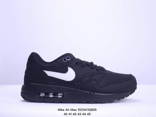 真标Nike Air Max 1 Air Max 气垫 全新配色 鞋身材质均选择皮革、织物、麂皮多种材质覆盖，保证质感的前提下，层次感也相当不错。细节方面，除了