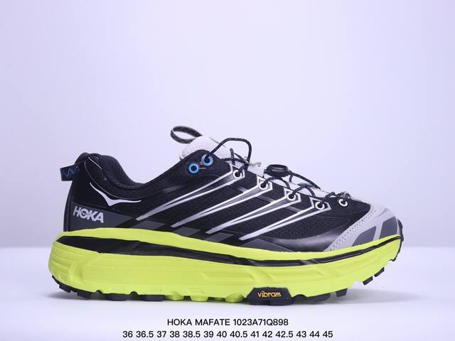 公司级HOKA MAFATE SPEED THREE 2玛法特 超轻厚底轻量山地跑步鞋 货号:1141572 尺码:36 36.5 37.5 38 38.5 3