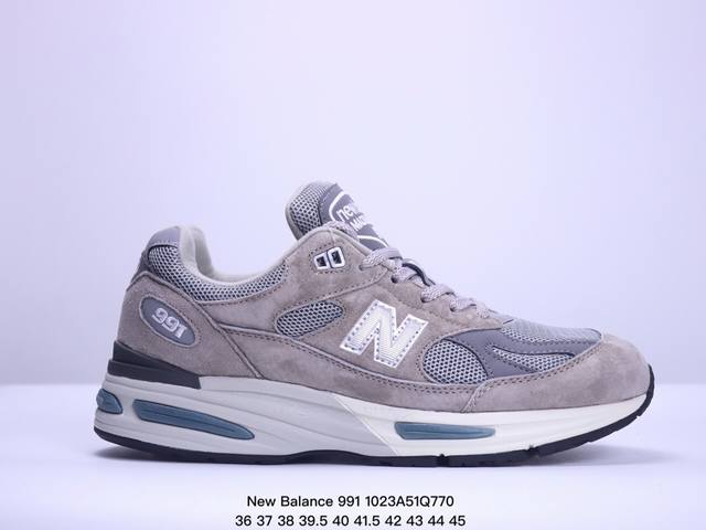 公司级New Balance 991 复古单品 New Balance新百伦NB Made in USA 991 S2系列美产血统经典复古休闲运动百搭老爹跑步鞋