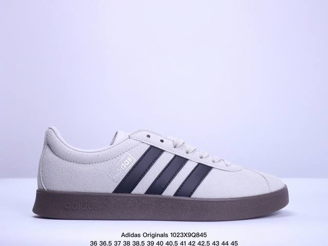 阿迪达斯Adidas neo VL Court 2.0 时尚潮流板鞋 货号：ID6016 尺码：36～45带半码 XM1023Q845