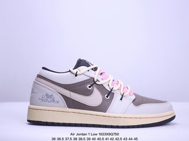 特价 耐克 乔丹Air Jordan 1 Low AJ1 乔1 乔丹1代aj1 解构绑带 双鞋带 低帮复古文化休闲运动篮球鞋。从19 年面世的元年款汲取设计灵感