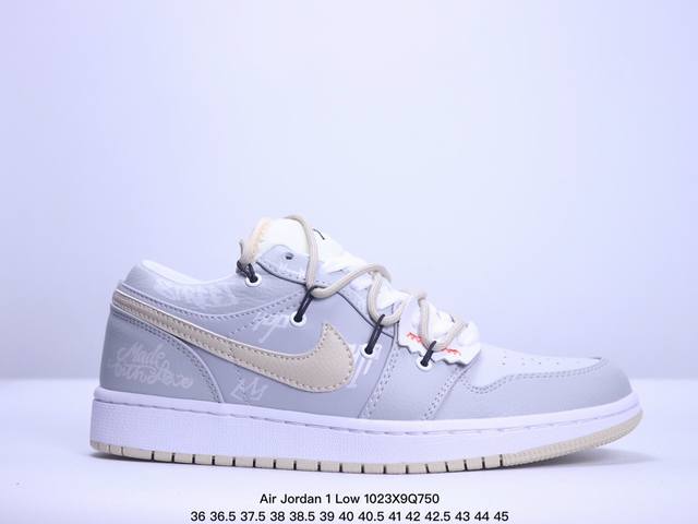 特价 耐克 乔丹Air Jordan 1 Low AJ1 乔1 乔丹1代aj1 解构绑带 双鞋带 低帮复古文化休闲运动篮球鞋。从19 年面世的元年款汲取设计灵感