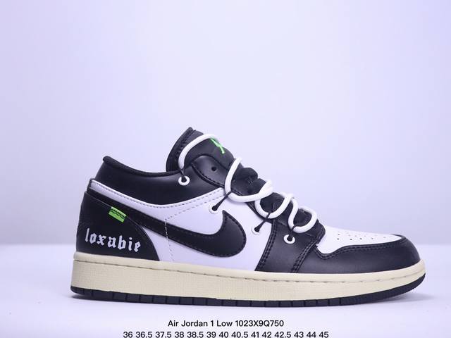 特价 耐克 乔丹Air Jordan 1 Low AJ1 乔1 乔丹1代aj1 解构绑带 双鞋带 低帮复古文化休闲运动篮球鞋。从19 年面世的元年款汲取设计灵感