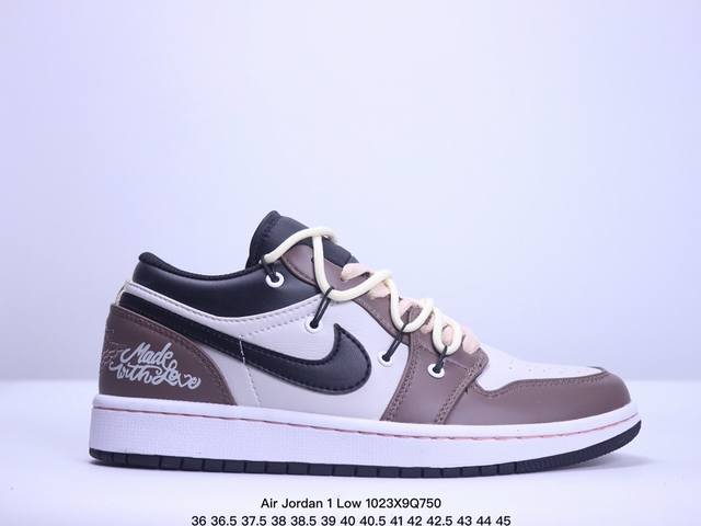 特价 耐克 乔丹Air Jordan 1 Low AJ1 乔1 乔丹1代aj1 解构绑带 双鞋带 低帮复古文化休闲运动篮球鞋。从19 年面世的元年款汲取设计灵感