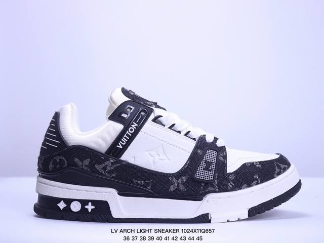 全新LV路易威登 LV ARCH LIGHT SNEAKER 休闲运动文化百搭篮球板鞋 XM1024Q657