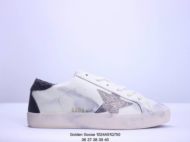 公司级 Golden Goose Deluxe Brand SStar来自意大利GGDB脏出天际的小脏鞋 潮复古板鞋，宋仲基欧巴各种剧照上脚~日常上脚~纯正的意