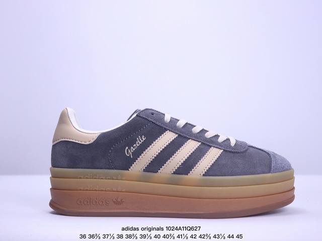 阿迪达斯adidas originals GAZELLE BOLD 耐磨 低帮 板鞋 XM1024Q627