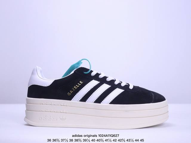 阿迪达斯adidas originals GAZELLE BOLD 耐磨 低帮 板鞋 XM1024Q627