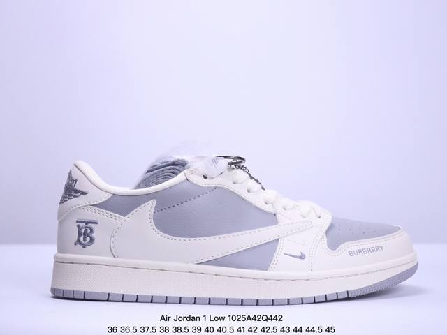 海外爆款限量发售！公司级 Travis Scott x Fragment Design x Jordan Air Jordan 1 Low OG SP “巴宝莉