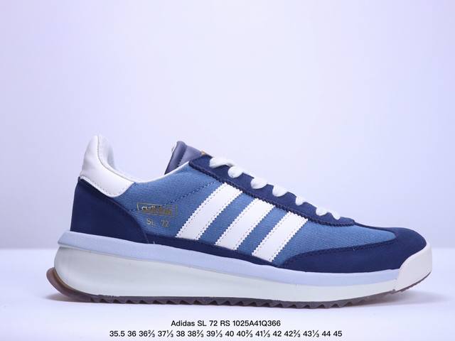 公司级阿迪达斯Adidas SL 72 RS 三叶草复古休闲跑步鞋休闲运动鞋 货号:IH7933 Size:36～45半 XM1025Q366