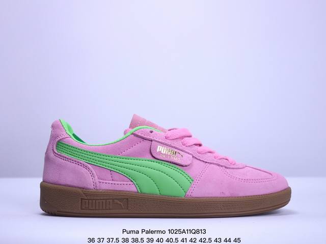 真标Puma Palermo Special复古单品 彪马 防滑耐磨低帮德训板鞋 货号:397549 01 尺码:36 37 37.5 38 38.5 39 4