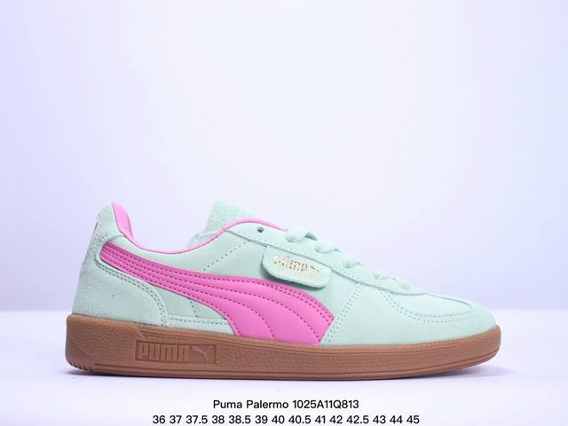 真标Puma Palermo Special复古单品 彪马 防滑耐磨低帮德训板鞋 货号:397549 01 尺码:36 37 37.5 38 38.5 39 4