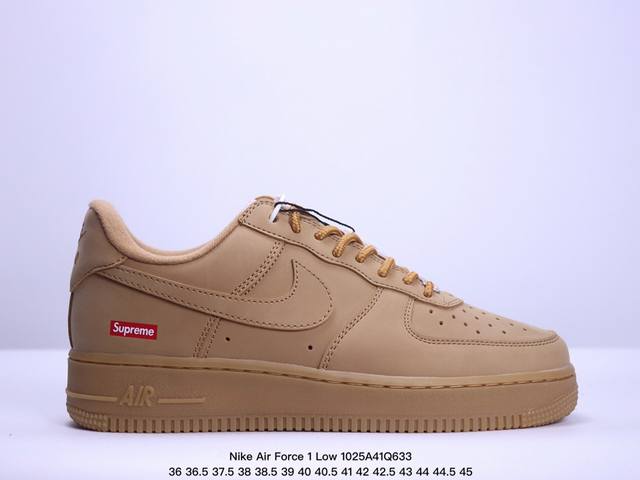 Nike Air Force 1 Low ’空军一号低帮休闲板鞋 原楦原纸板 纯正版型 高清洁度 内置全掌气垫 货号：DN1555 200 尺码：36 36.5