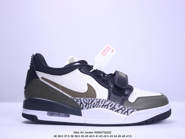 公司级三合一最强合体，多种新配色回归耐克Nike Air Jordan Legacy 312 Low”White Grey Fog Blue Red“乔丹最强三