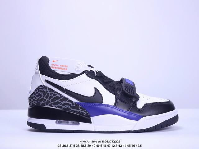 公司级三合一最强合体，多种新配色回归耐克Nike Air Jordan Legacy 312 Low”White Grey Fog Blue Red“乔丹最强三