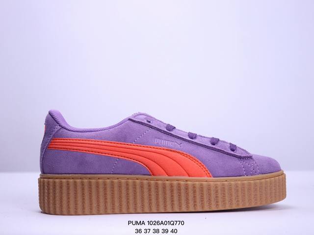 真标FENTY x PUMA Creeper Phatty Creeper Phatty 彪马 耐磨轻便 低帮板鞋 货号:396403 02 XM1026Q77