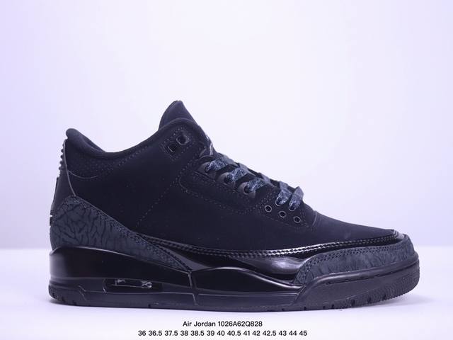 公司级Air Jordan 3 Retro 复刻白水泥 AJ3 乔丹3代 aj3 乔3 经典复刻白水泥 乔丹篮球鞋系列 鞋身以白色为主调，采用优质皮革材质搭配鞋