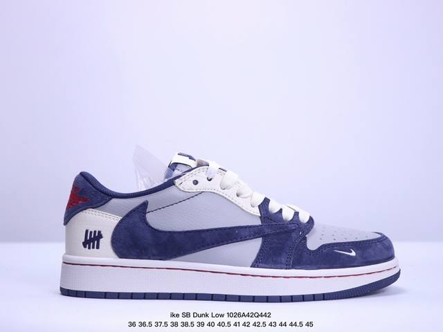 海外爆款限量发售！公司级 Nike SB Dunk Low“UN联名 幻影军绿黑勾” 周年高端定制 低帮休闲板鞋 定制鞋盒 大厂纯原品质出货 超高清洁度 皮料切