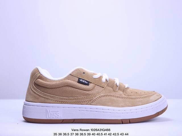 Vans Rowan 2 二代滑板鞋 “专业职业滑板运动鞋，第二代终于出货”小众鞋型，专业滑手看过来！内置减震气垫，防滑华夫格大底！ 货号：VN0A2Z3IBA