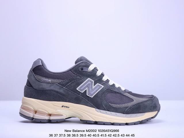 公司级新百伦New Balance M2002系列美产血统经典复古男女休闲鞋情侣百搭老爹鞋跑步鞋运动男鞋女鞋 货号：M2002RHO 尺码：36 37 37.5