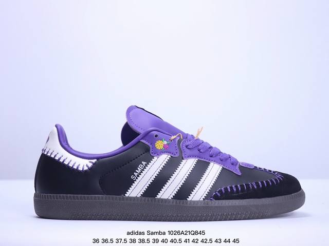 adidas originals Samba OG DIa DE LOS Muertos pack 2024 联名复古桑巴板鞋 纯原大厂出品 这款桑巴鞋展示了高