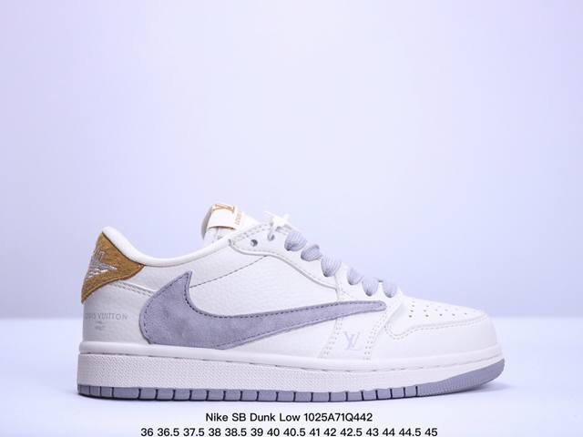 海外爆款限量发售！公司级 Nike SB Dunk Low“LV联名 米白暴力熊” 夜光 周年高端定制 低帮休闲板鞋 定制鞋盒 大厂纯原品质出货 超高清洁度 皮