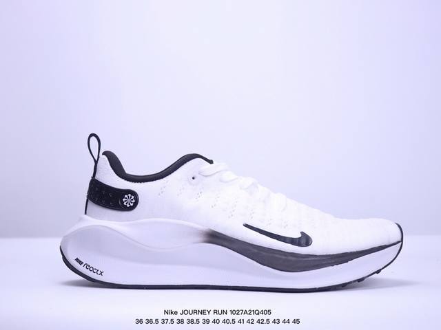 公司级Nike耐克 JOURNEY RUN 夏季新品男子款公路透气缓震跑步鞋 货号:FN0228-101 尺码:35.5 36 36.5 37.5 38 38.